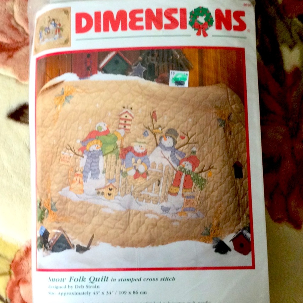 Dimensions Snow Folk Quilt